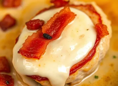 Poulet au bacon cremeux
