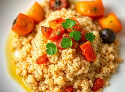 Quinoa aux légumes rôtis