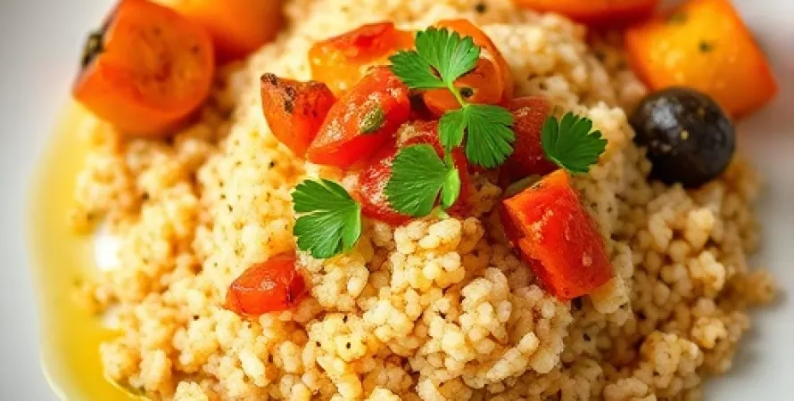 Quinoa aux légumes rôtis