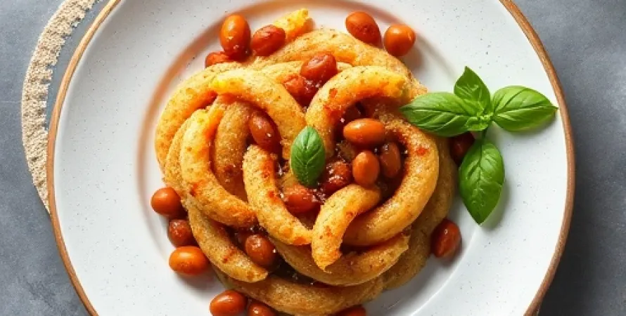 Poivron à la farine de haricots
