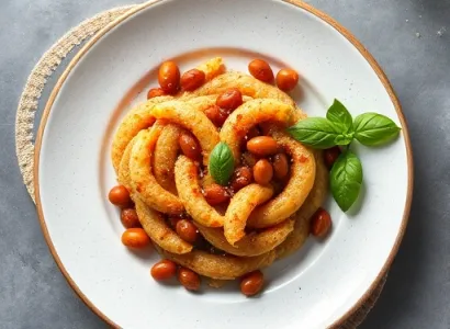 Poivron à la farine de haricots