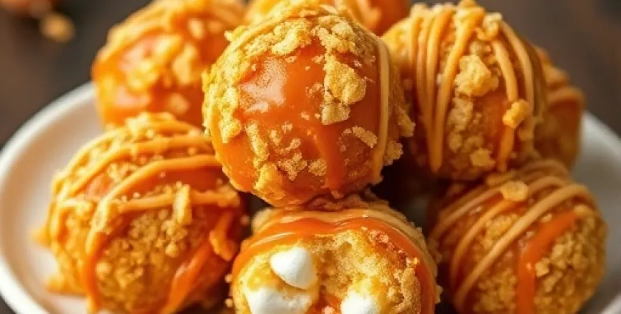 Boules de maïs caramel