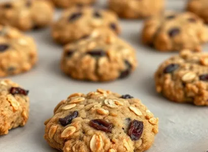 Cookies d'avoine sans sucre ajouté
