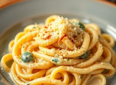 Pâtes au fromage bleu
