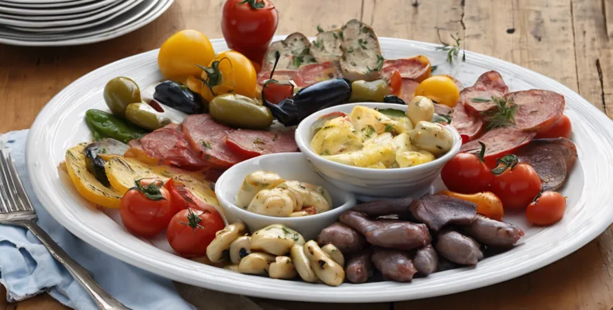 Antipasti Grillés Méditerranéens