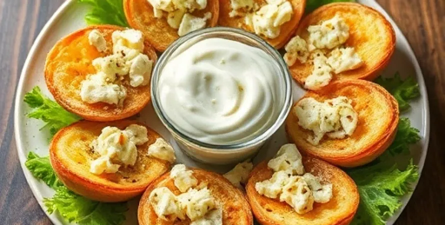 Céleri rempli de gorgonzola et noix