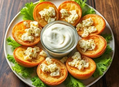 Céleri rempli de gorgonzola et noix