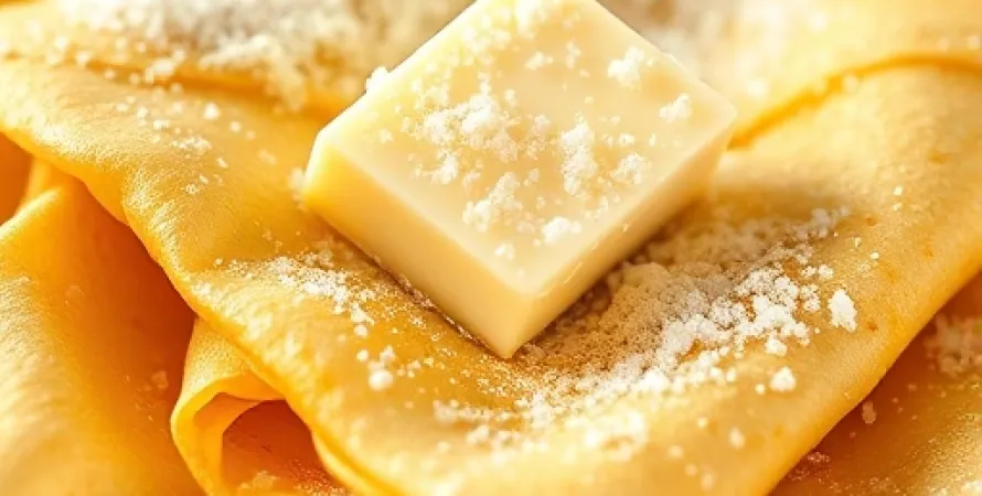 Crepes au beurre et sucre