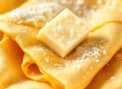 Crepes au beurre et sucre