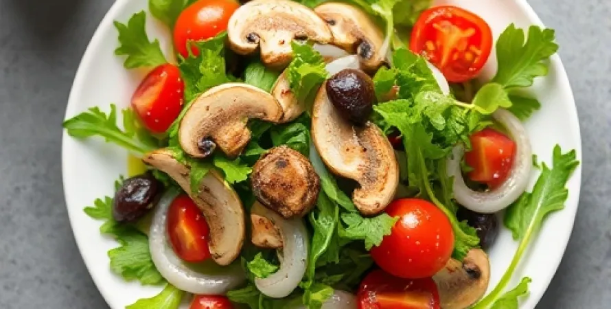 Salade d'arugula au moyen-orient