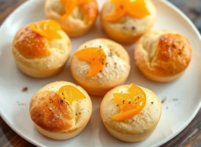 Petits pains aux épices d'orange