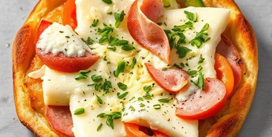 Tartine de fromage savoureux