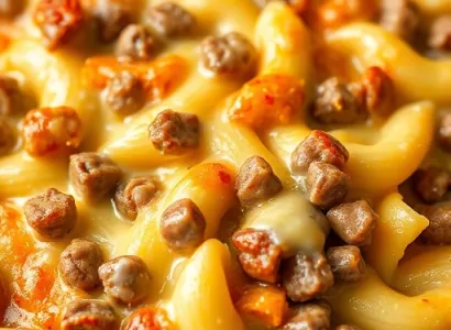 Casserole de pâtes au boeuf