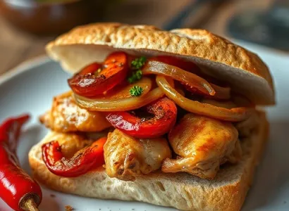 Sandwich de poulet au chipotle