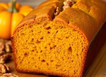 Pain de citrouille aux noix