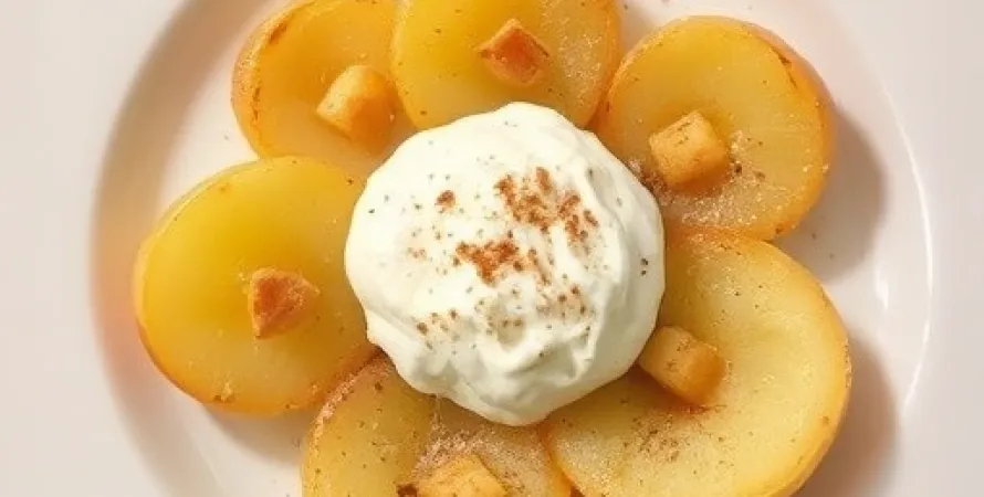 Pommes croustillantes aux noix