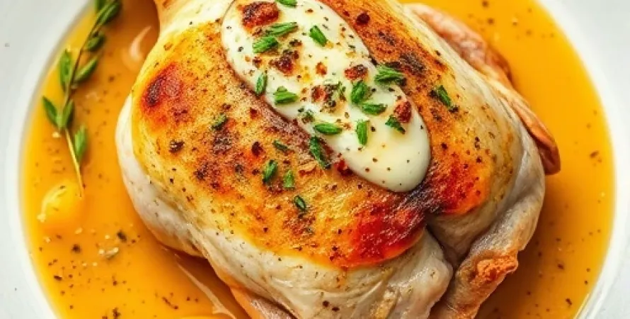Cuisse de poulet au moutard
