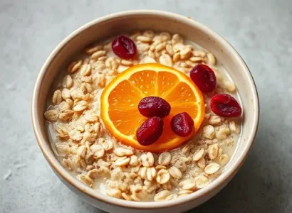 Petit déjeuner d'orange
