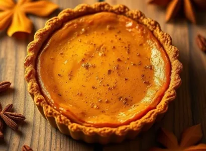 Tarte aux épices de potiron