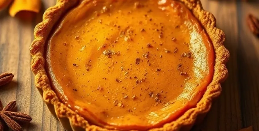 Tarte aux épices de potiron
