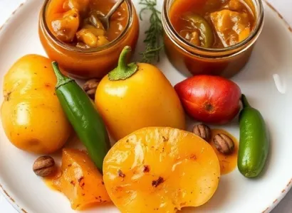 Conserve de pommes épicées