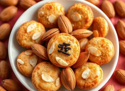 Biscuits d'amandes pour le Nouvel An chinois
