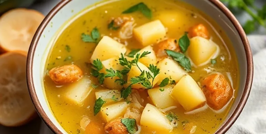 Ciorba de courgettes