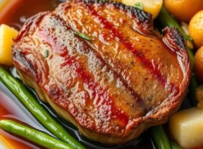 Steak et Haricots Verts