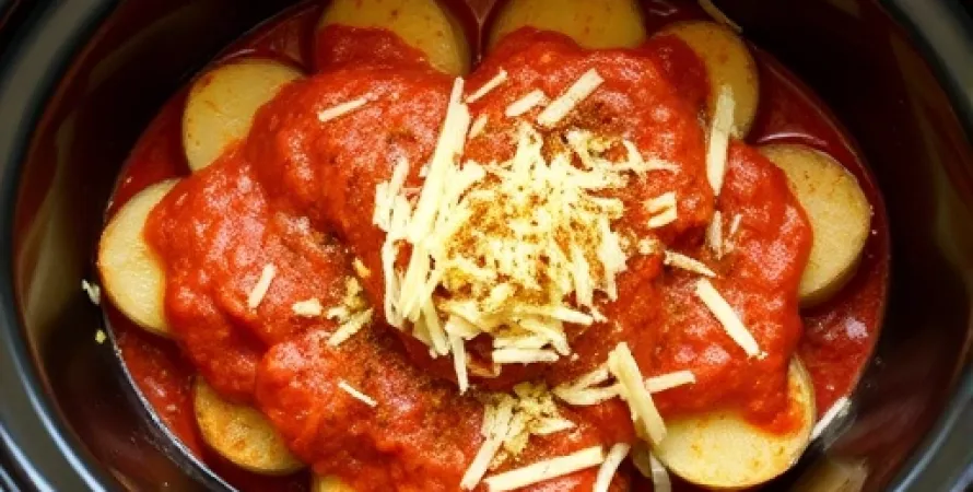 Lasagna de pommes de terre au crock pot
