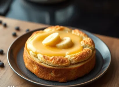 Pain au beurre de pinette et banane