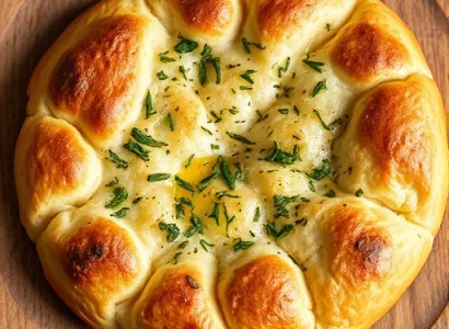 Focaccia herbée