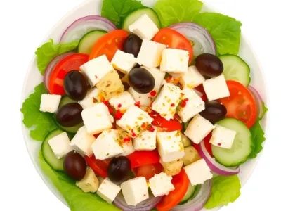 Salade grecque composée