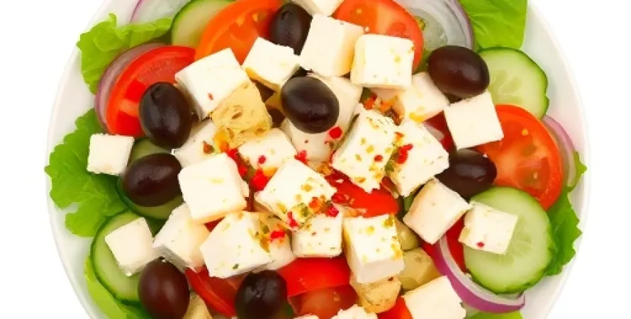 Salade grecque composée