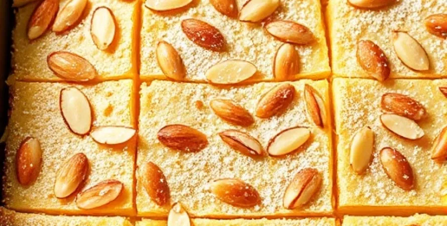Barres aux amandes et citron