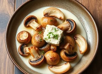 Oignons farcis aux champignons