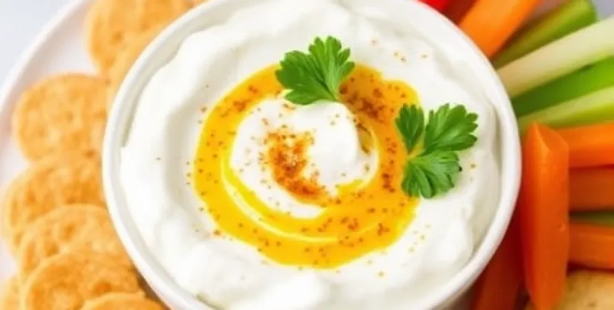 Dip au yogourt et au curry