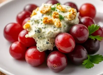 Grapes au fromage bleu