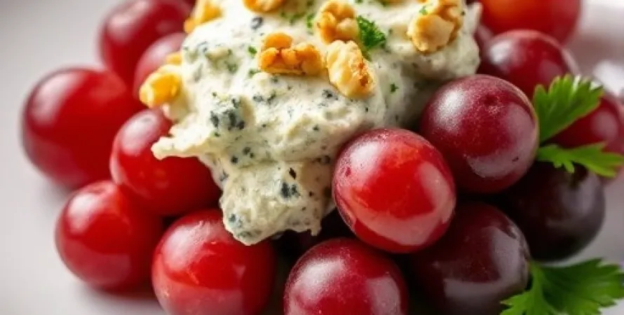 Grapes au fromage bleu