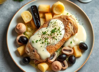 Poulet à la sauce Béarnaise