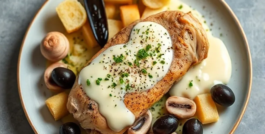 Poulet à la sauce Béarnaise
