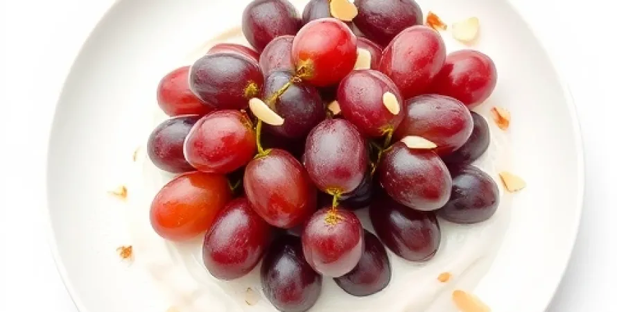 Salade de raisins et amandes