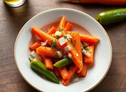 Carottes marinées au vinaigre
