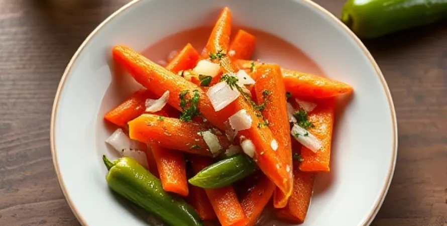 Carottes marinées au vinaigre
