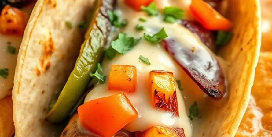 Enchiladas aux légumes grillés