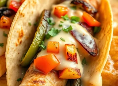 Enchiladas aux légumes grillés