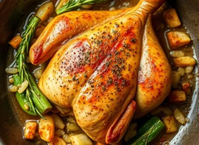 Poulet aux herbes des Iles Canaries