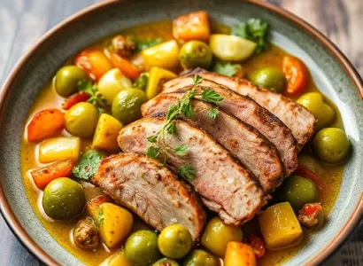 Porc à la salsa verte