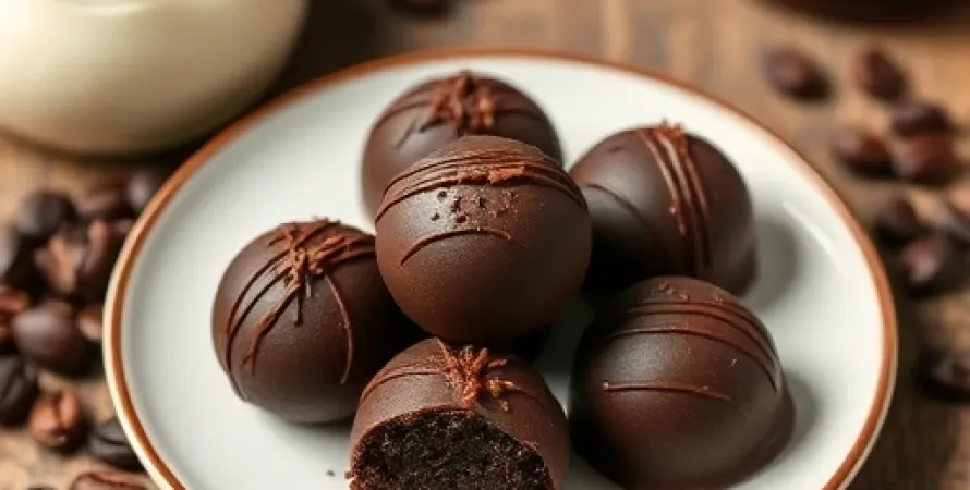 Truffes au café