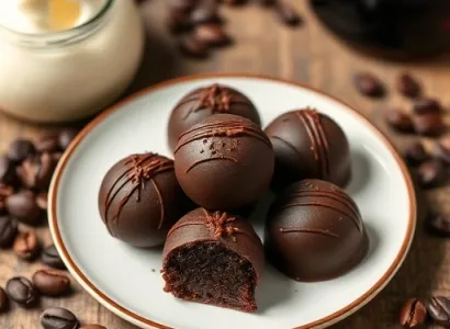 Truffes au café