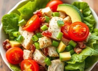 Salade de poulet aux avocats